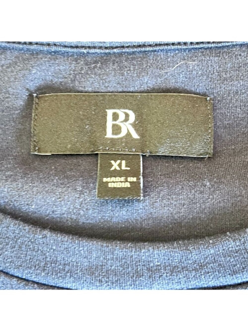 NWOT BR Mens Sz XL Luxury Touch Tee Navy Minimalist Soft Elevated Basics - Picture 5 of 14